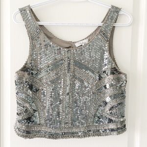 Parker Sequin Crop Tank